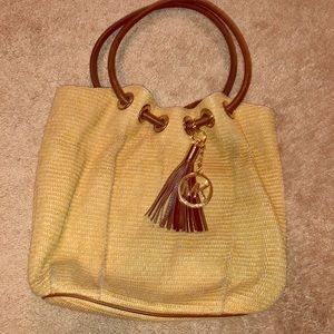 Michael Kors straw bag